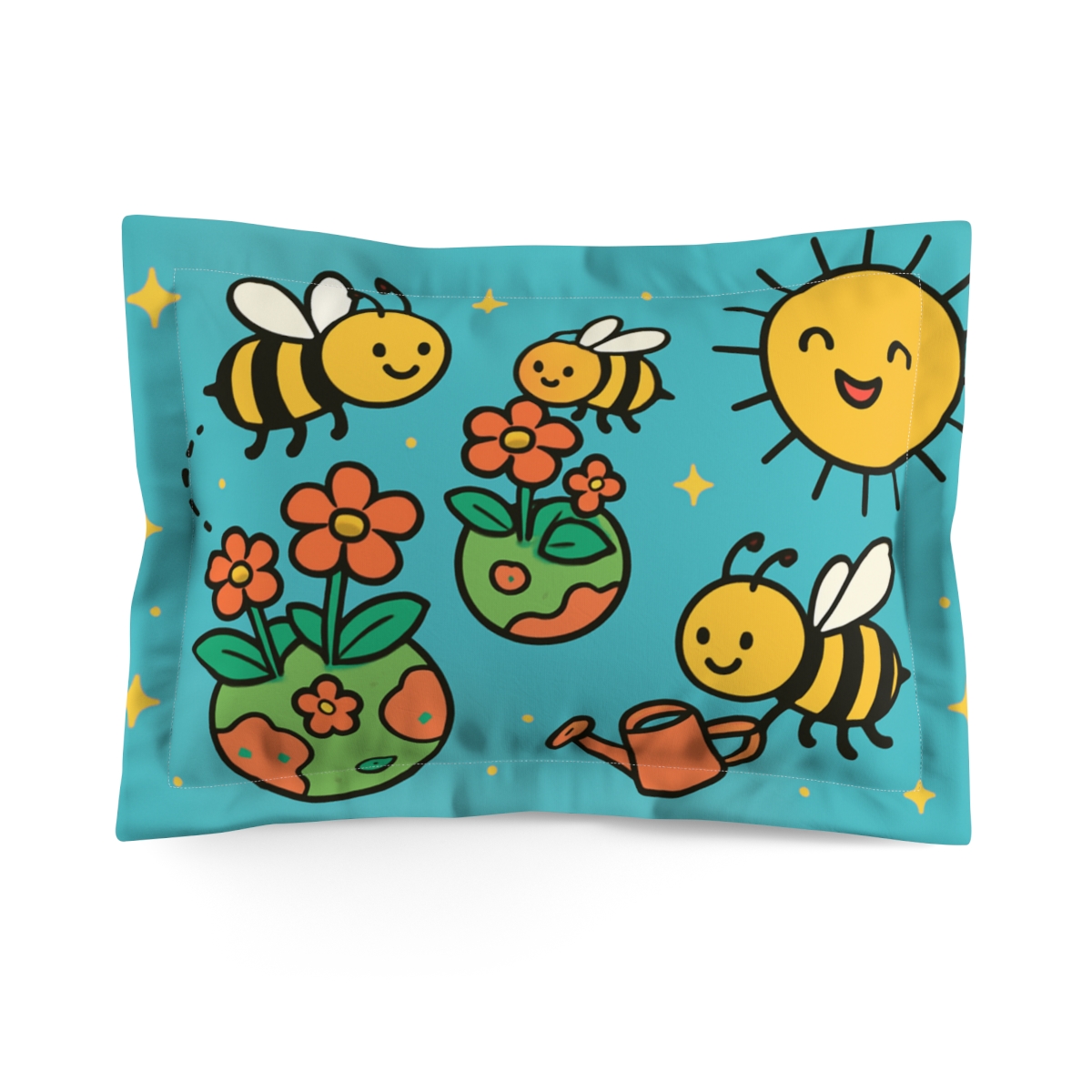 Planet Garden Bees trendy accent pillows