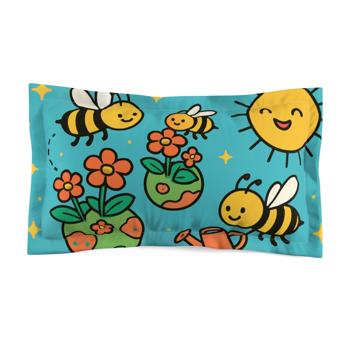 Planet Garden Bees trendy accent pillows