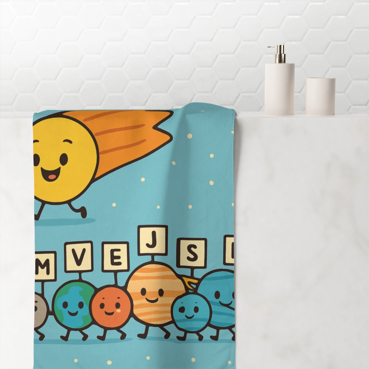 Planet Parade Classroom trendy hand towels