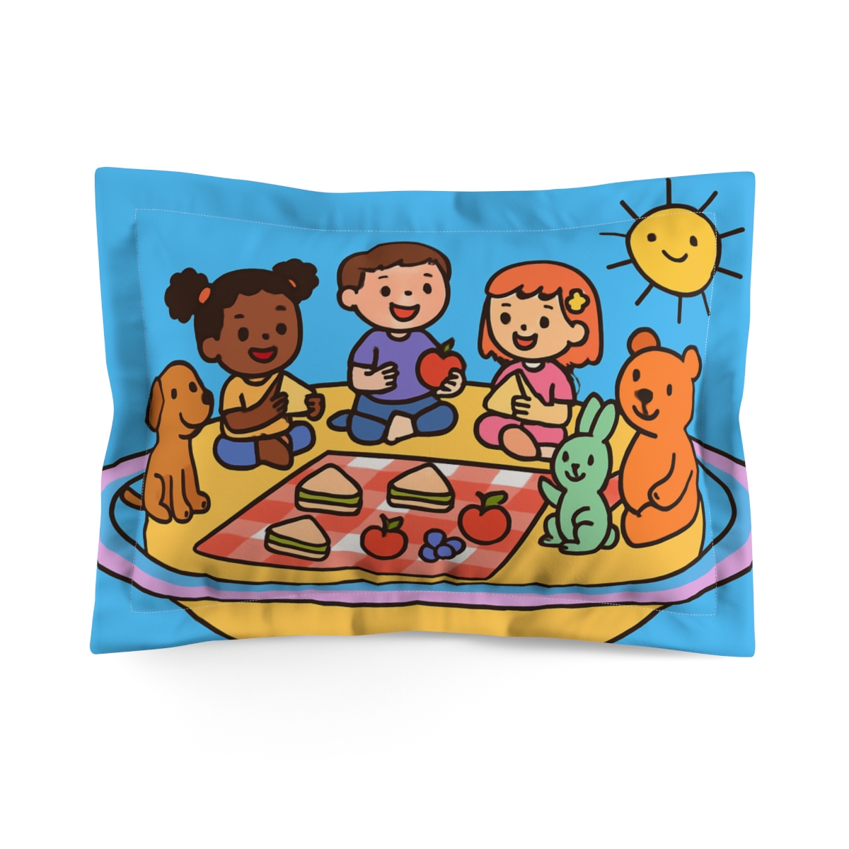 Planet Picnic soft plush pillows