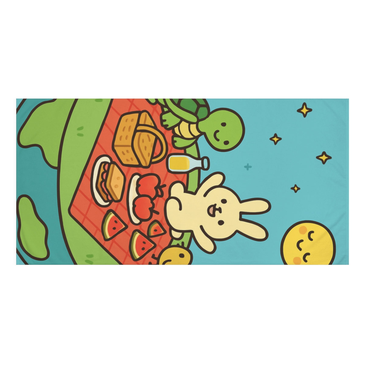 Planet Picnic Pals decorative home towelscustom towels