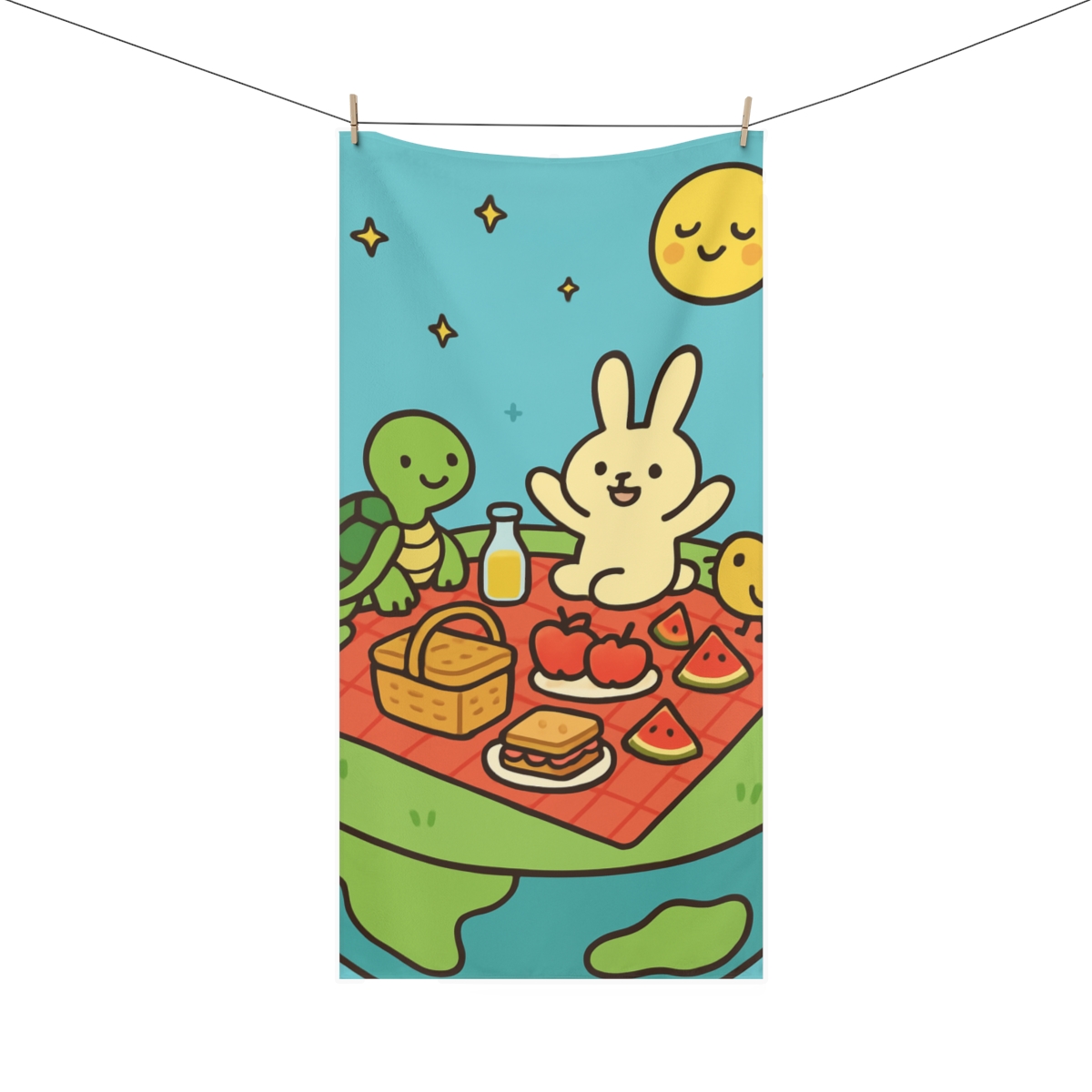 Planet Picnic Pals decorative home towelscustom towels