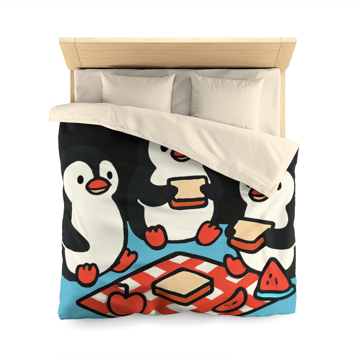 Planet Picnic Penguins soft comforter duvets