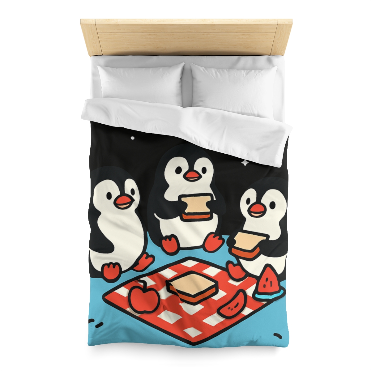 Planet Picnic Penguins soft comforter duvets