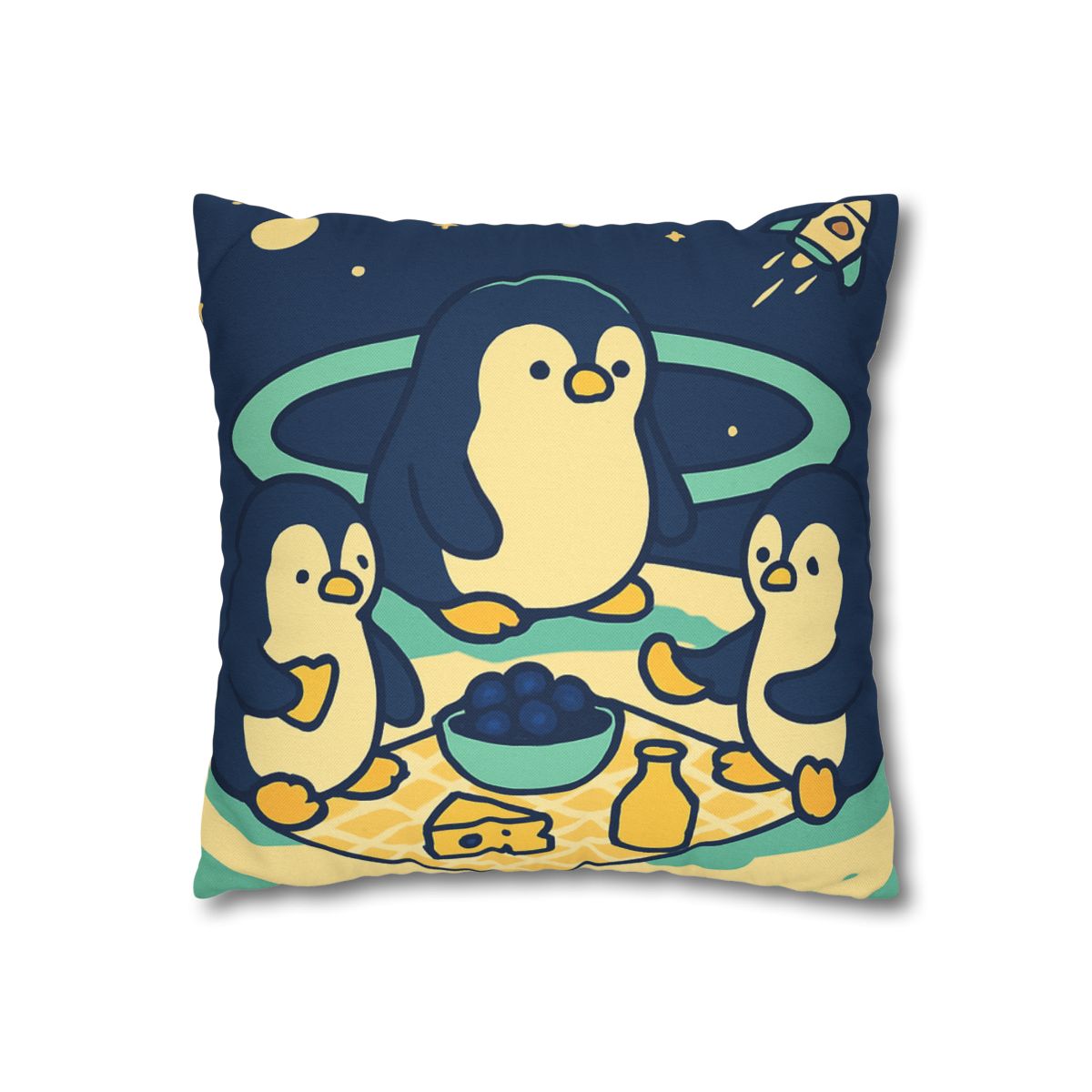 Planet Picnic Penguins comfortable bedding pillow covers