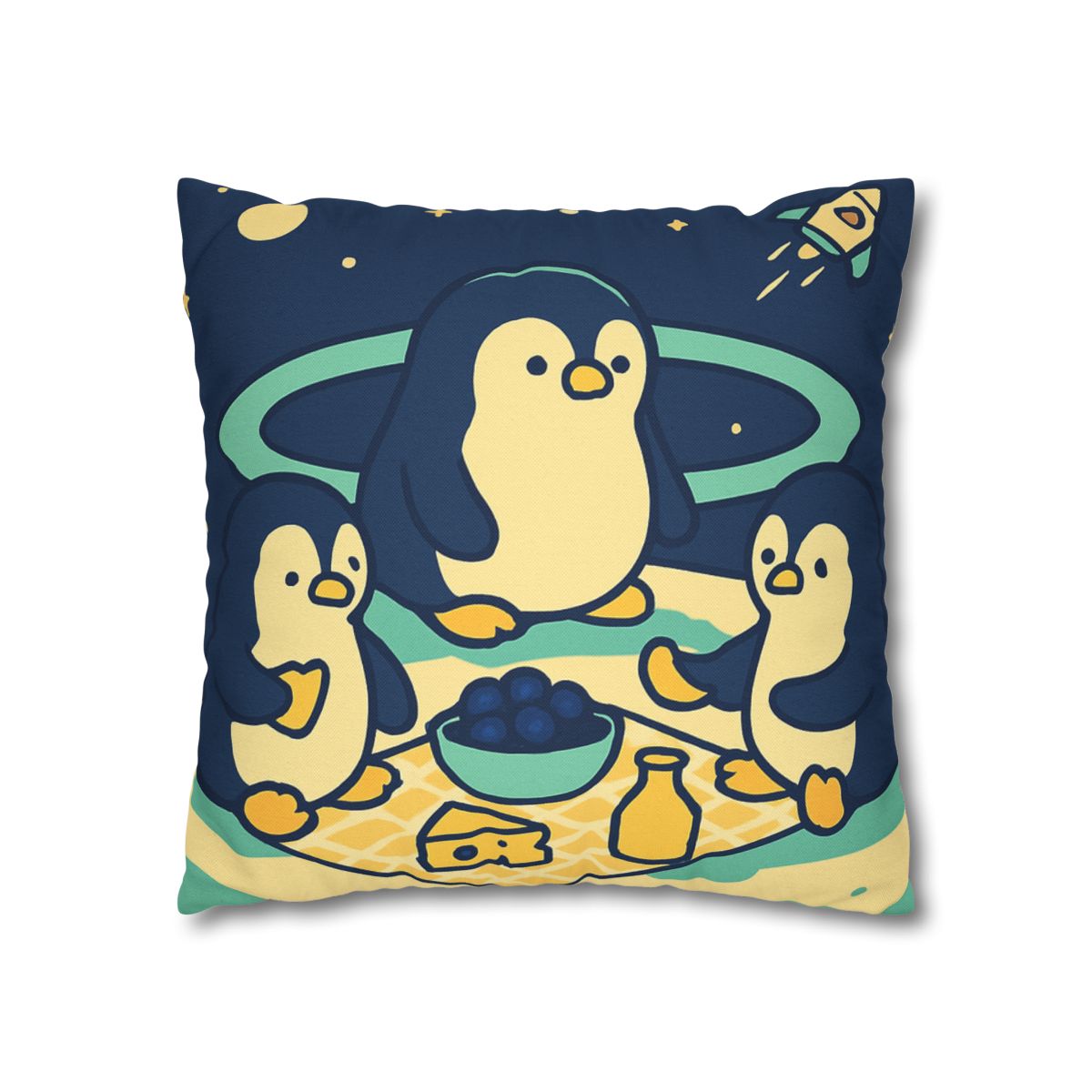 Planet Picnic Penguins comfortable bedding pillow covers