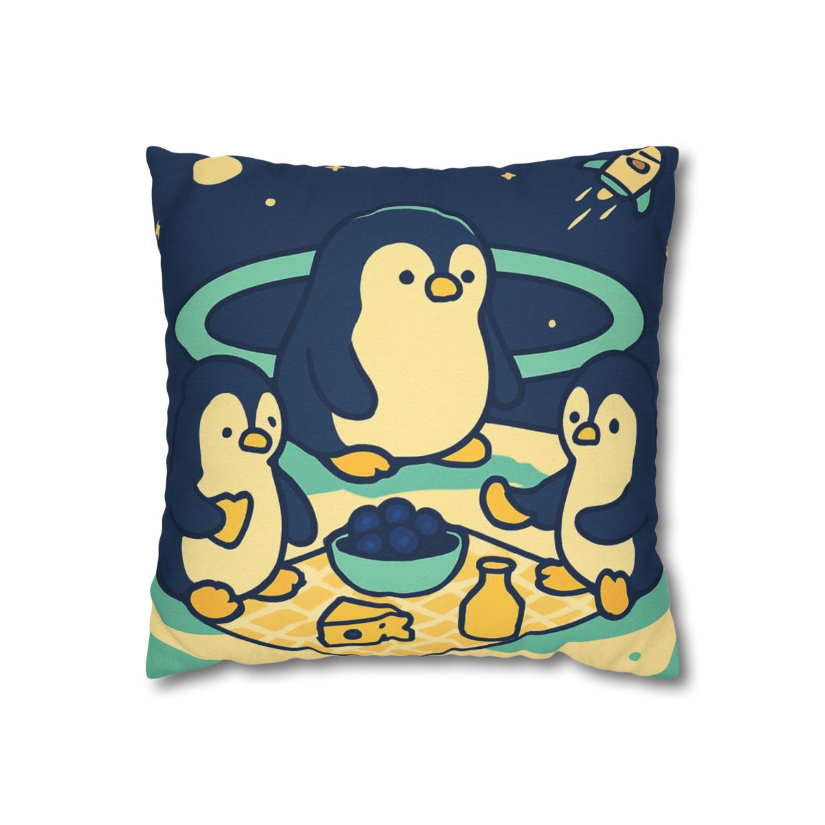 Planet Picnic Penguins comfortable bedding pillow covers