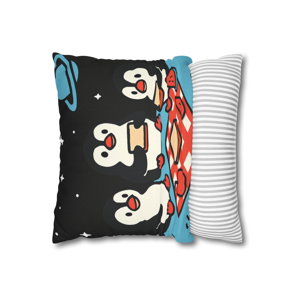 Planet Picnic Penguins custom pillow cases
