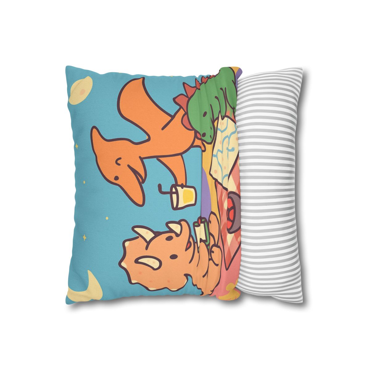Planet Picnic With Dinosaurs custom pillow cases