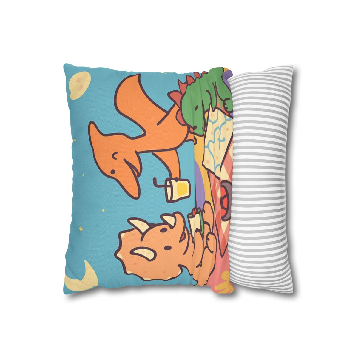 Planet Picnic With Dinosaurs custom pillow cases