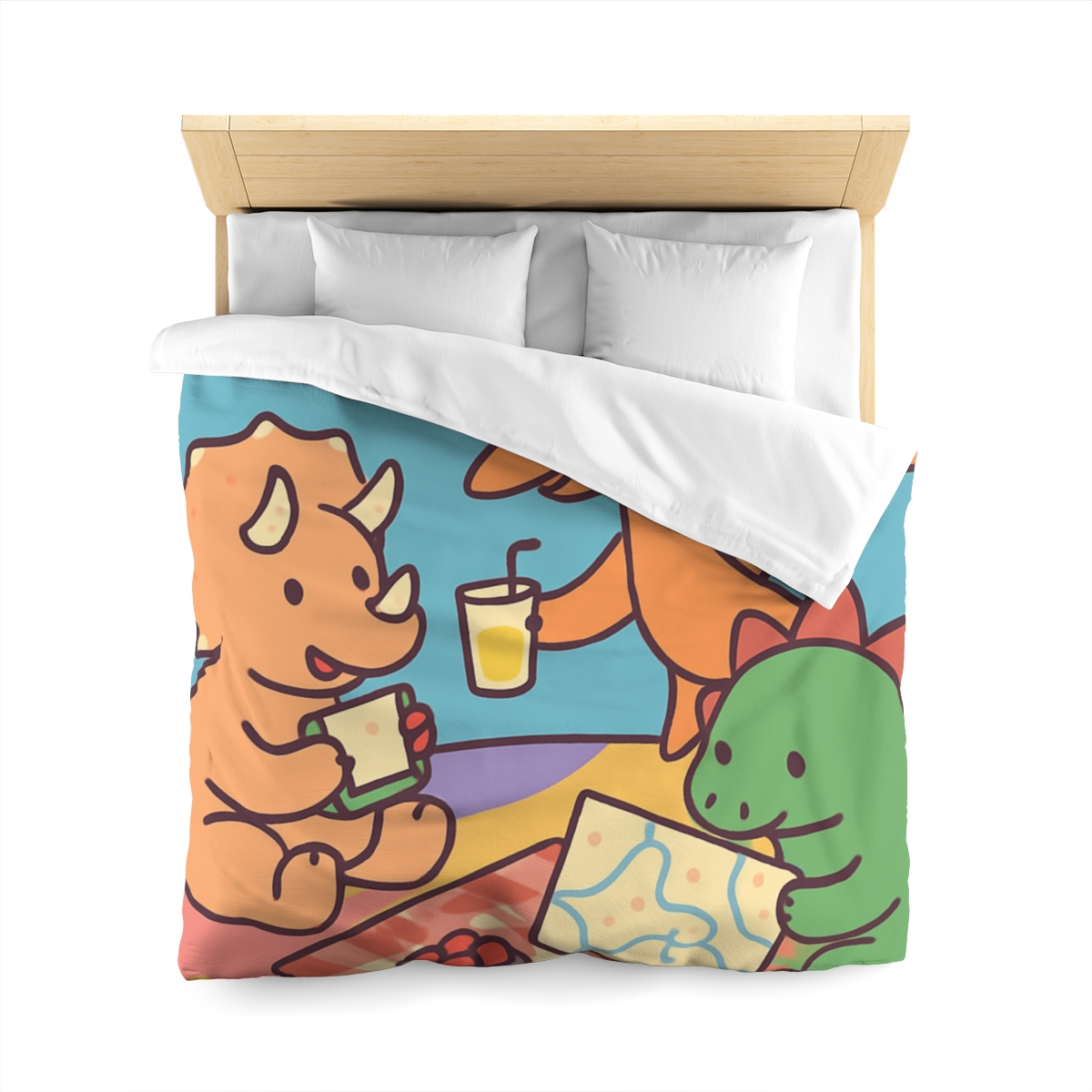 Planet Picnic With Dinosaurs duvets for gifts