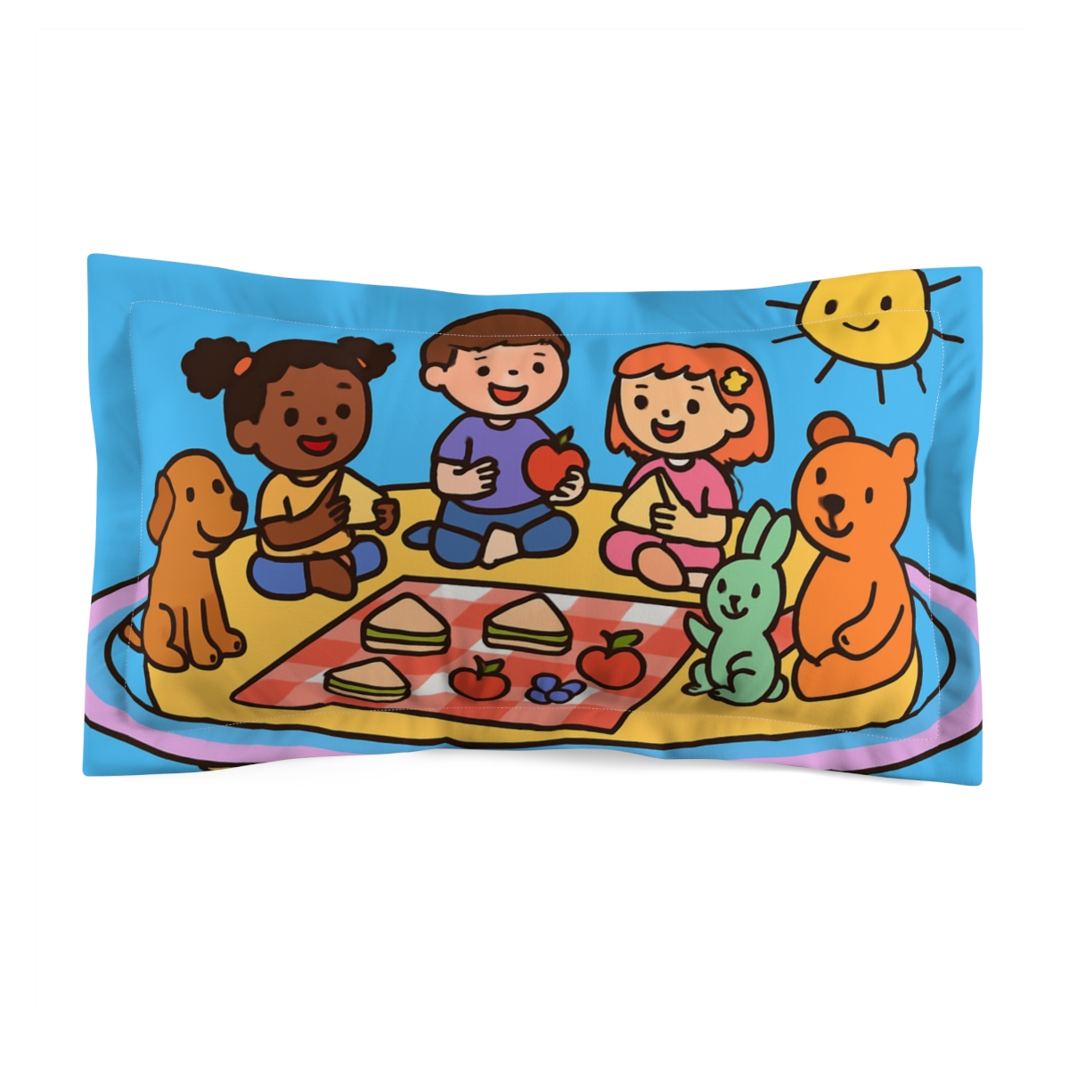 Planet Picnic soft plush pillows