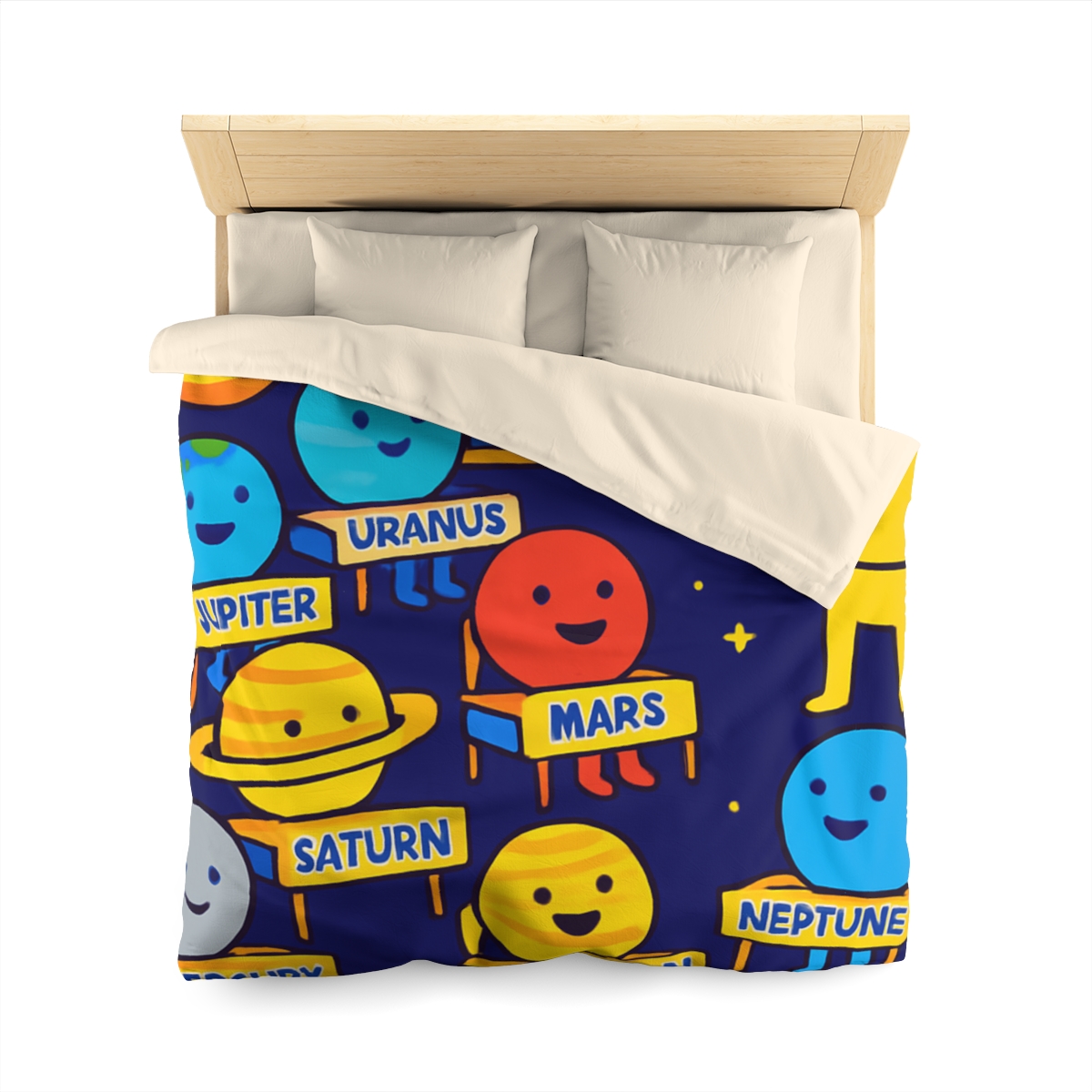 Planet School In The Sky custom duvets