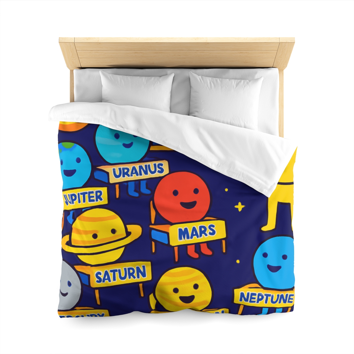 Planet School In The Sky custom duvets