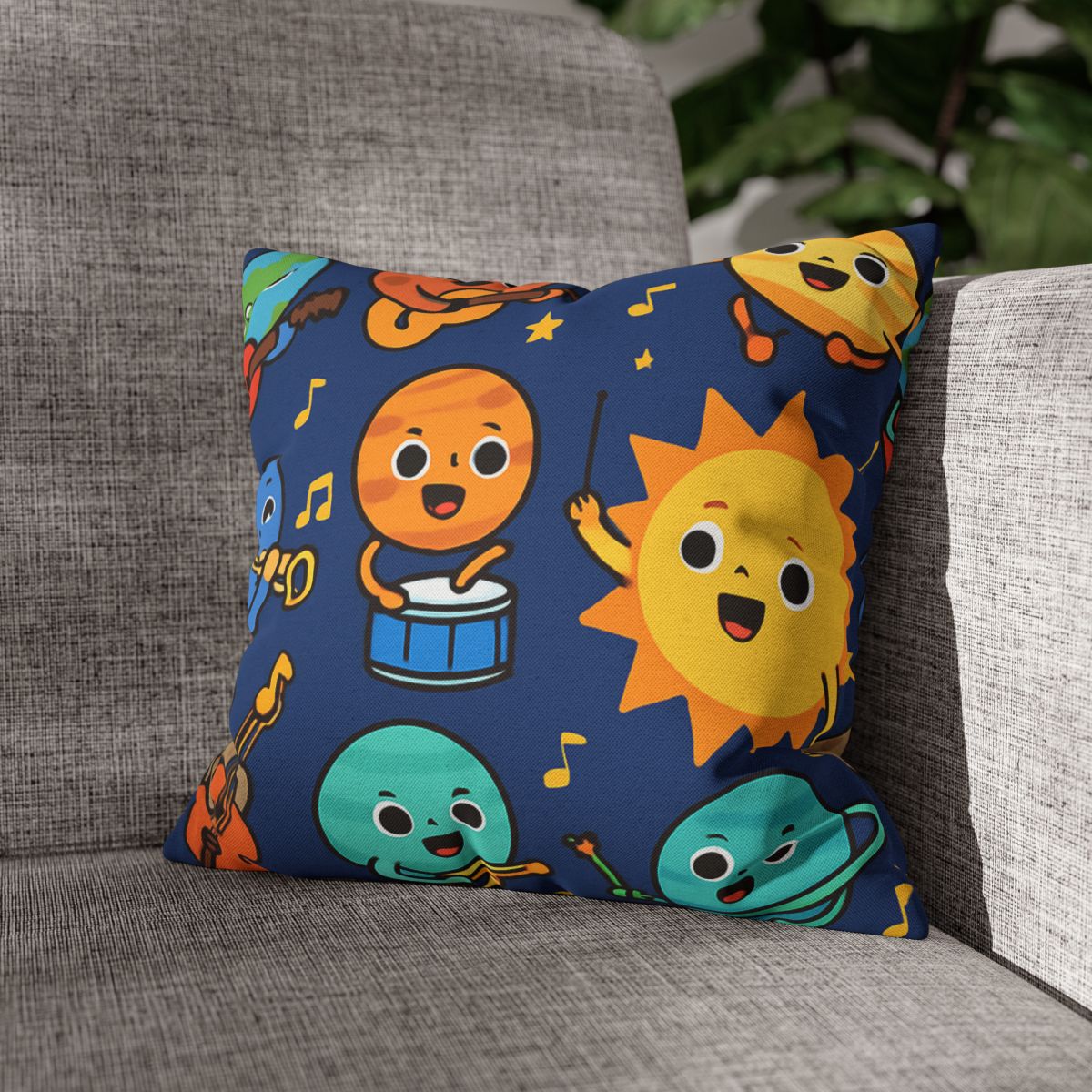 Planetary Music Band designer print pillow cases