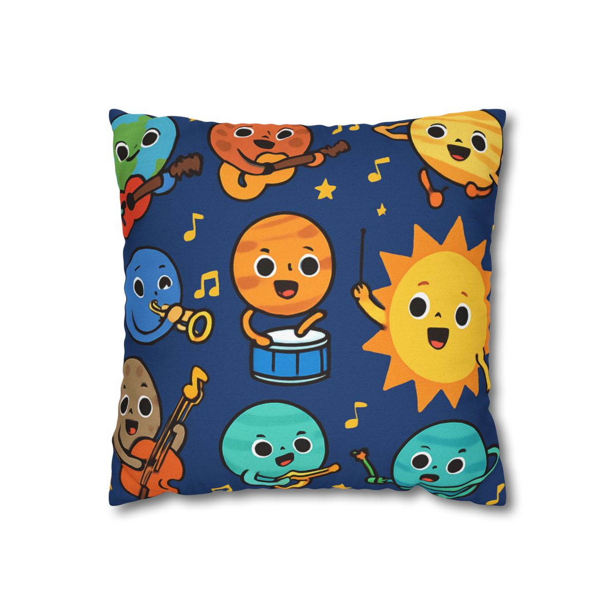 Planetary Music Band designer print pillow cases