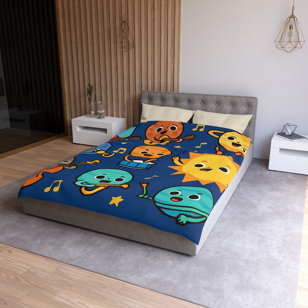 Planetary Music Band stylish duvet covers