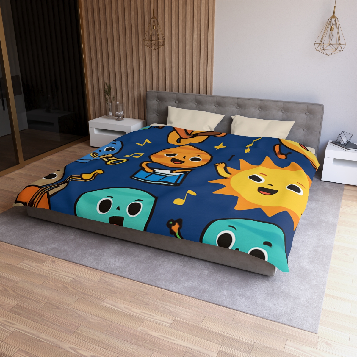 Planetary Music Band stylish duvet covers