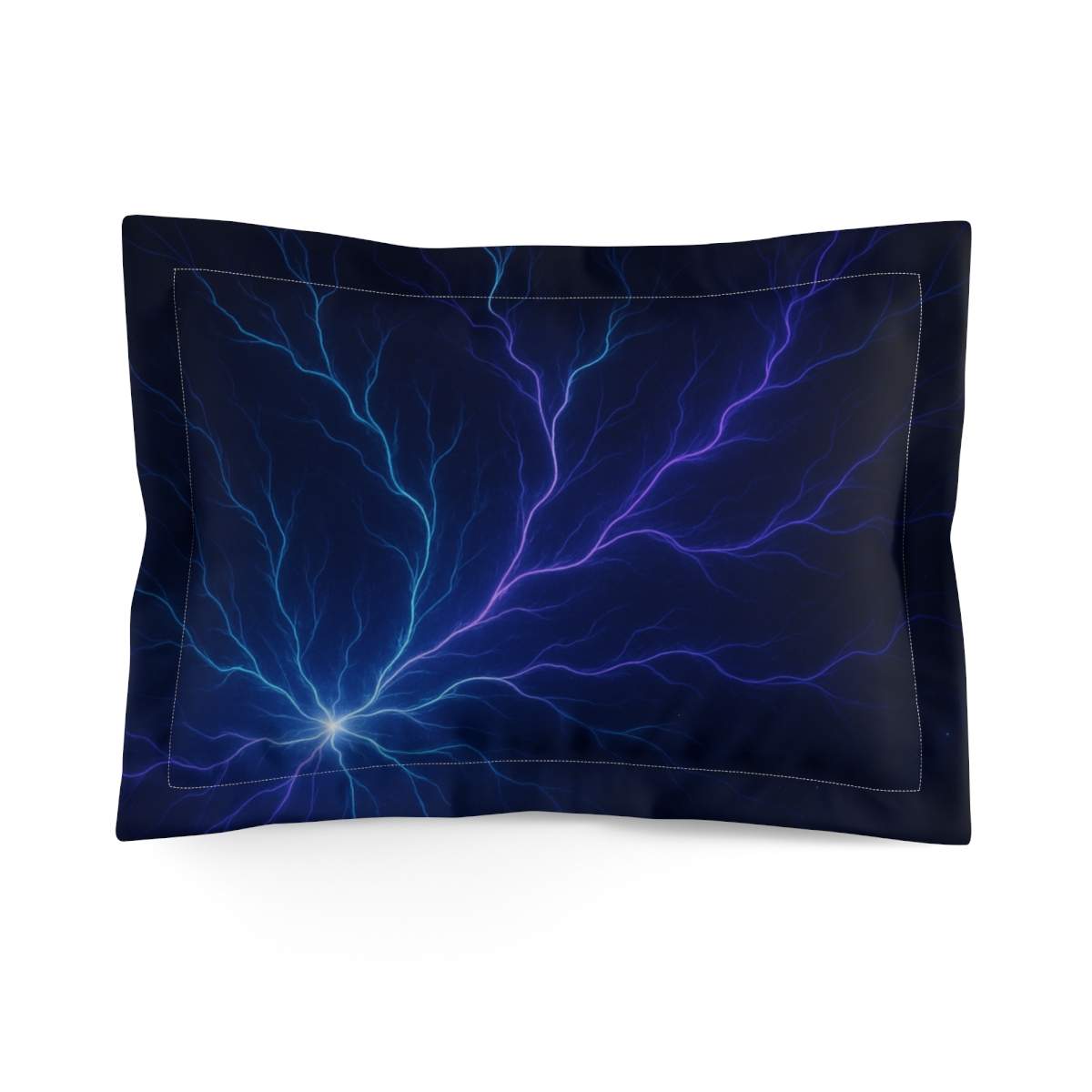 Plasma Filament Bloom designer printed pillows