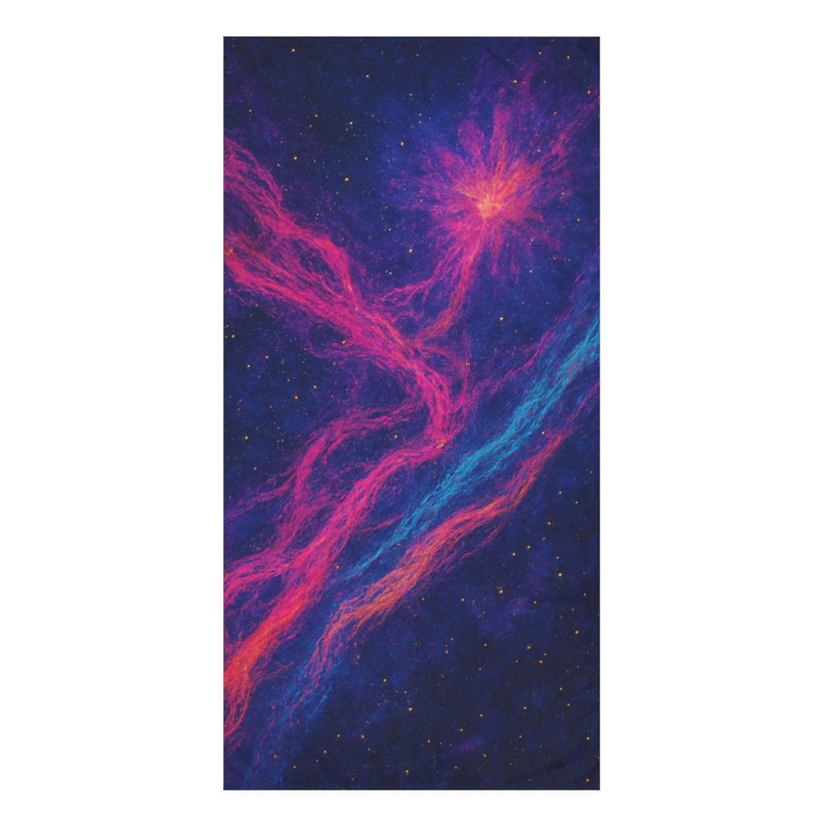 Plasma Filament Bloom Tapestry personalized bath towels