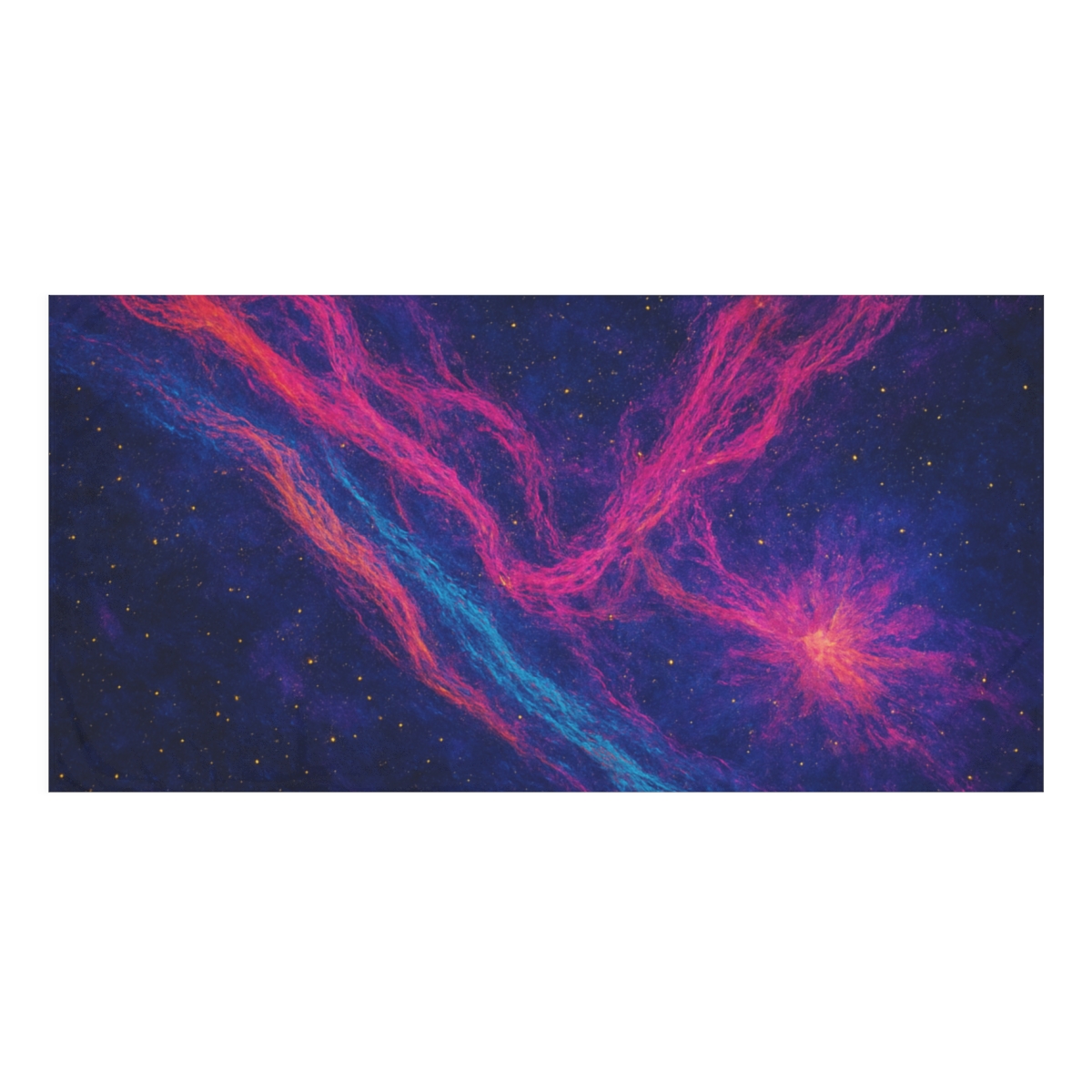 Plasma Filament Bloom Tapestry personalized bath towels