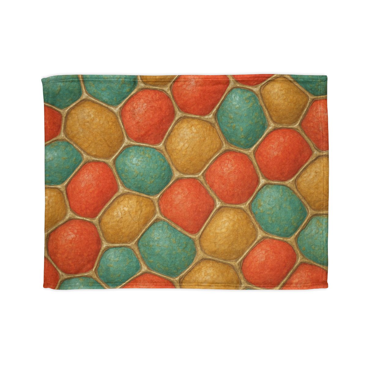 Pod Cluster Mosaic stylish throw blankets