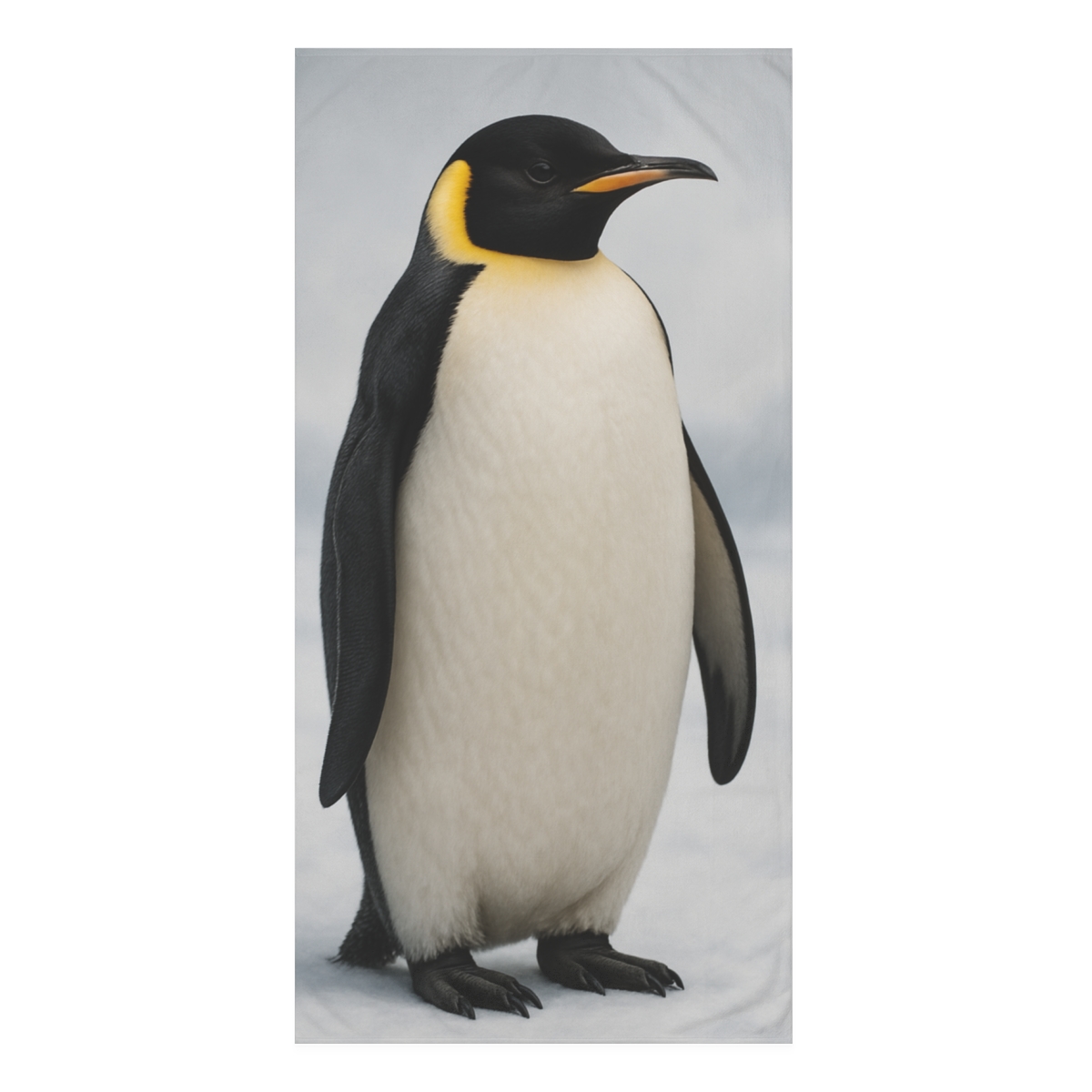 Polar Halo Emperor Penguin comfortable face towels