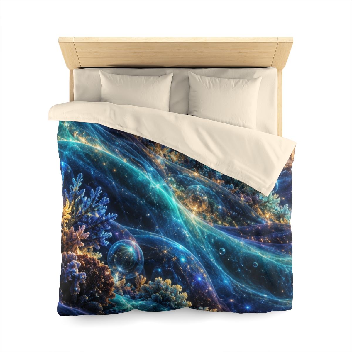 Polarized Photon Reef stylish duvet covers [AI-f94d6be4-e4f24513e101]