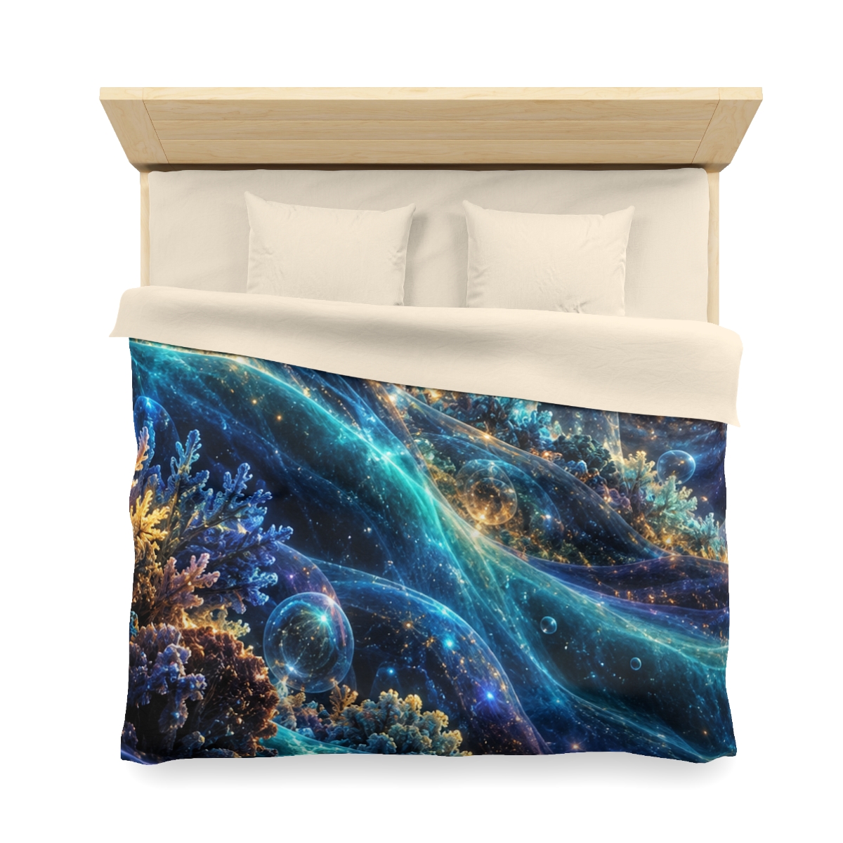 Polarized Photon Reef stylish duvet covers [AI-f94d6be4-26100b95a3d3]