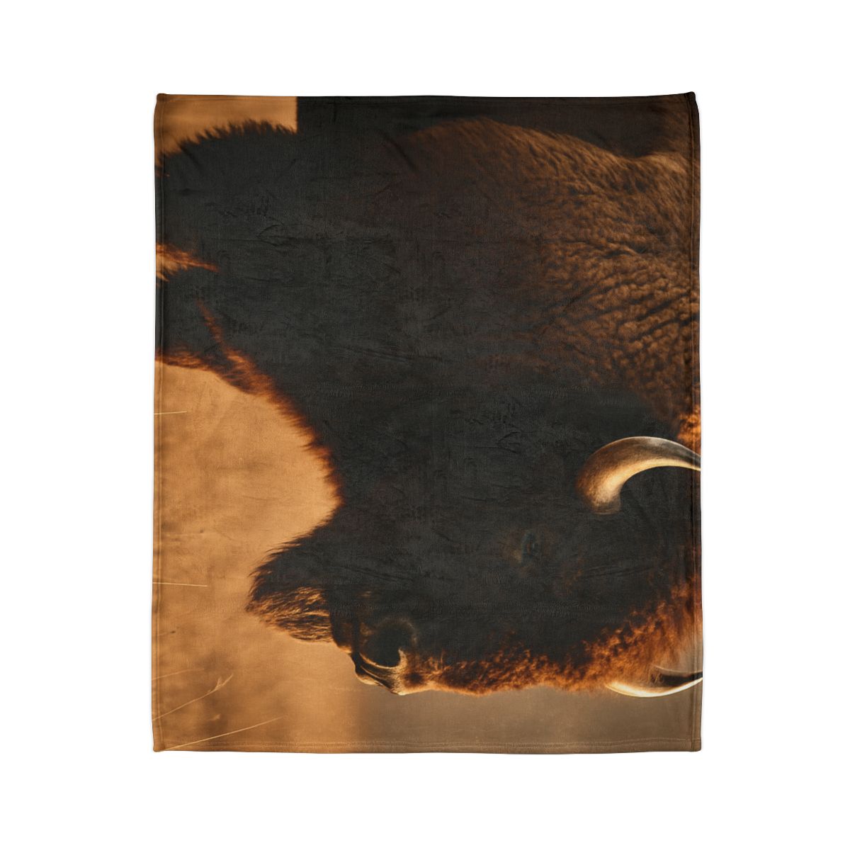 Prairie Thunder Bison stylish throw blankets