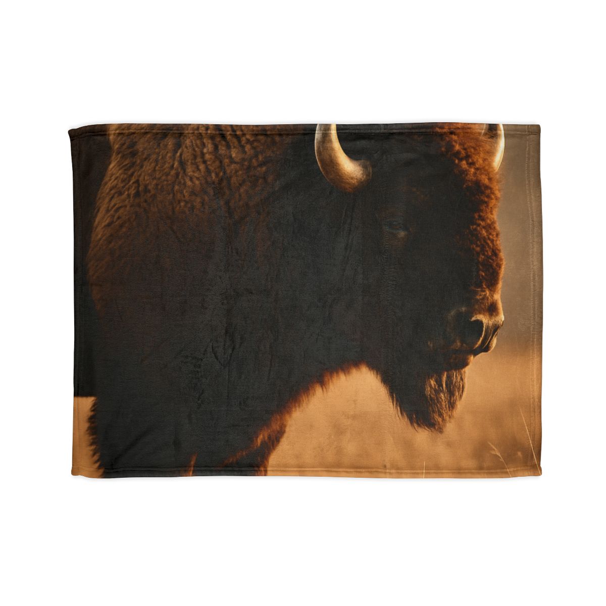 Prairie Thunder Bison stylish throw blankets