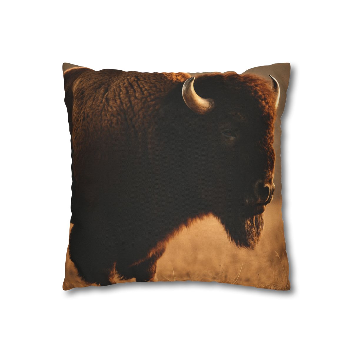 Prairie Thunder Bison soft cotton pillow cases