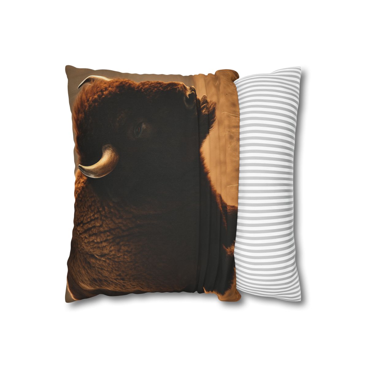 Prairie Thunder Bison soft cotton pillow cases