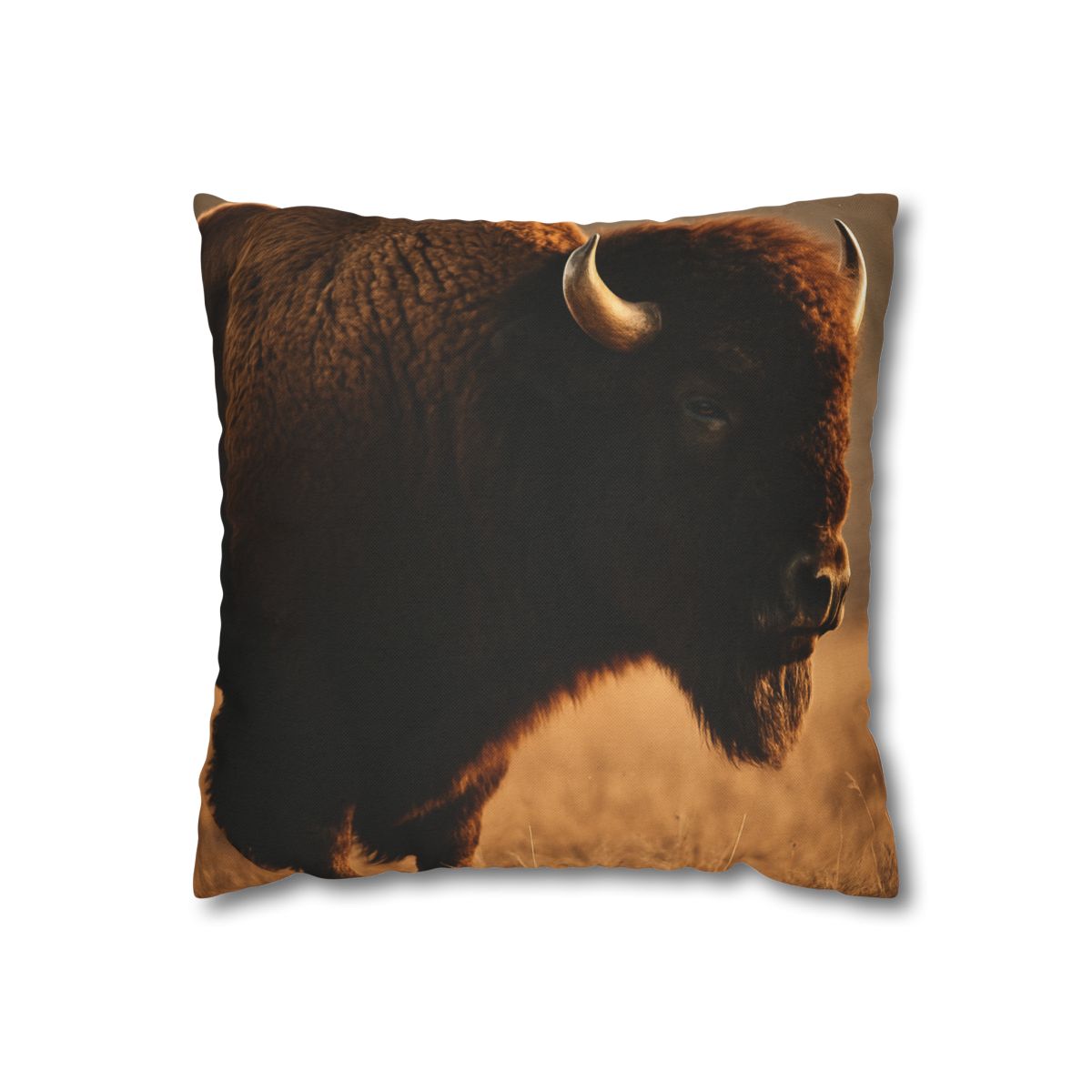 Prairie Thunder Bison soft cotton pillow cases