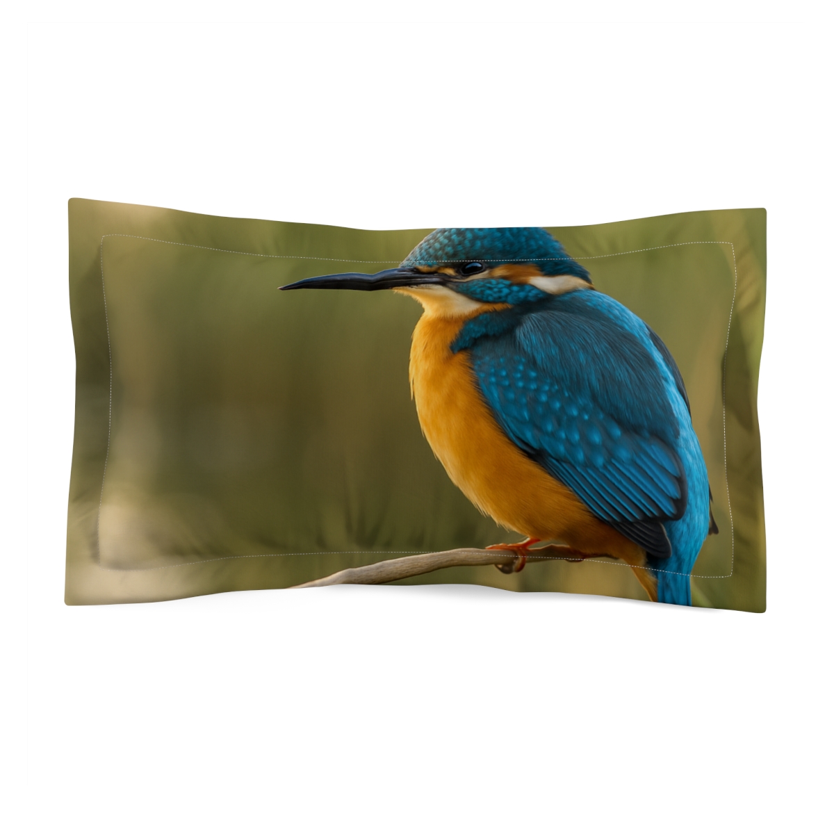 Prism Flash Common Kingfisher designer printed pillows