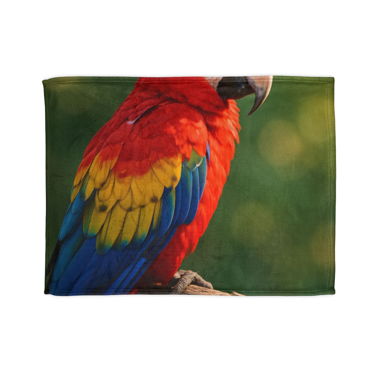Prism Song Scarlet Macaw warm winter blankets