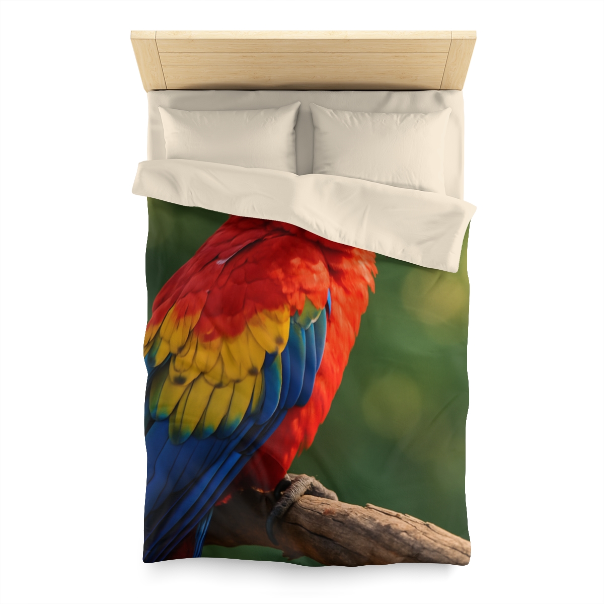 Prism Song Scarlet Macaw custom duvets