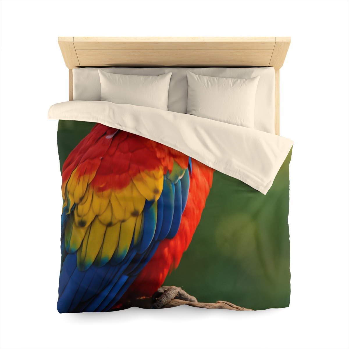 Prism Song Scarlet Macaw custom duvets