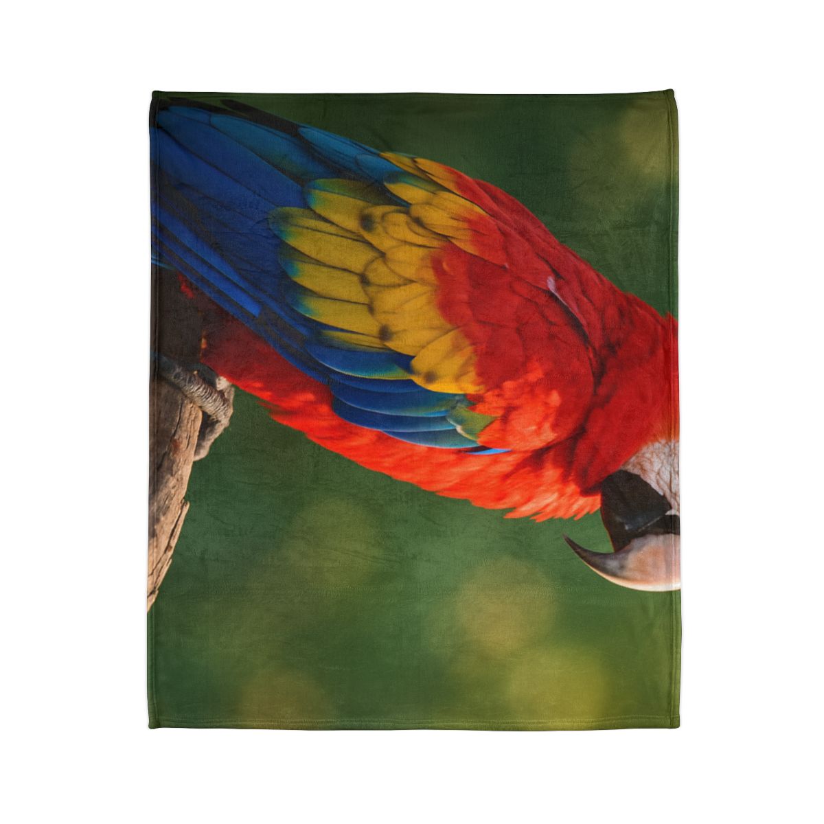 Prism Song Scarlet Macaw warm winter blankets