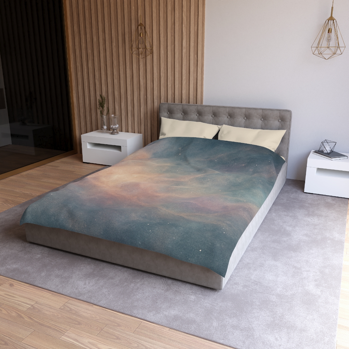 Prismatic Dust Bloom Tapestry soft comforter duvets