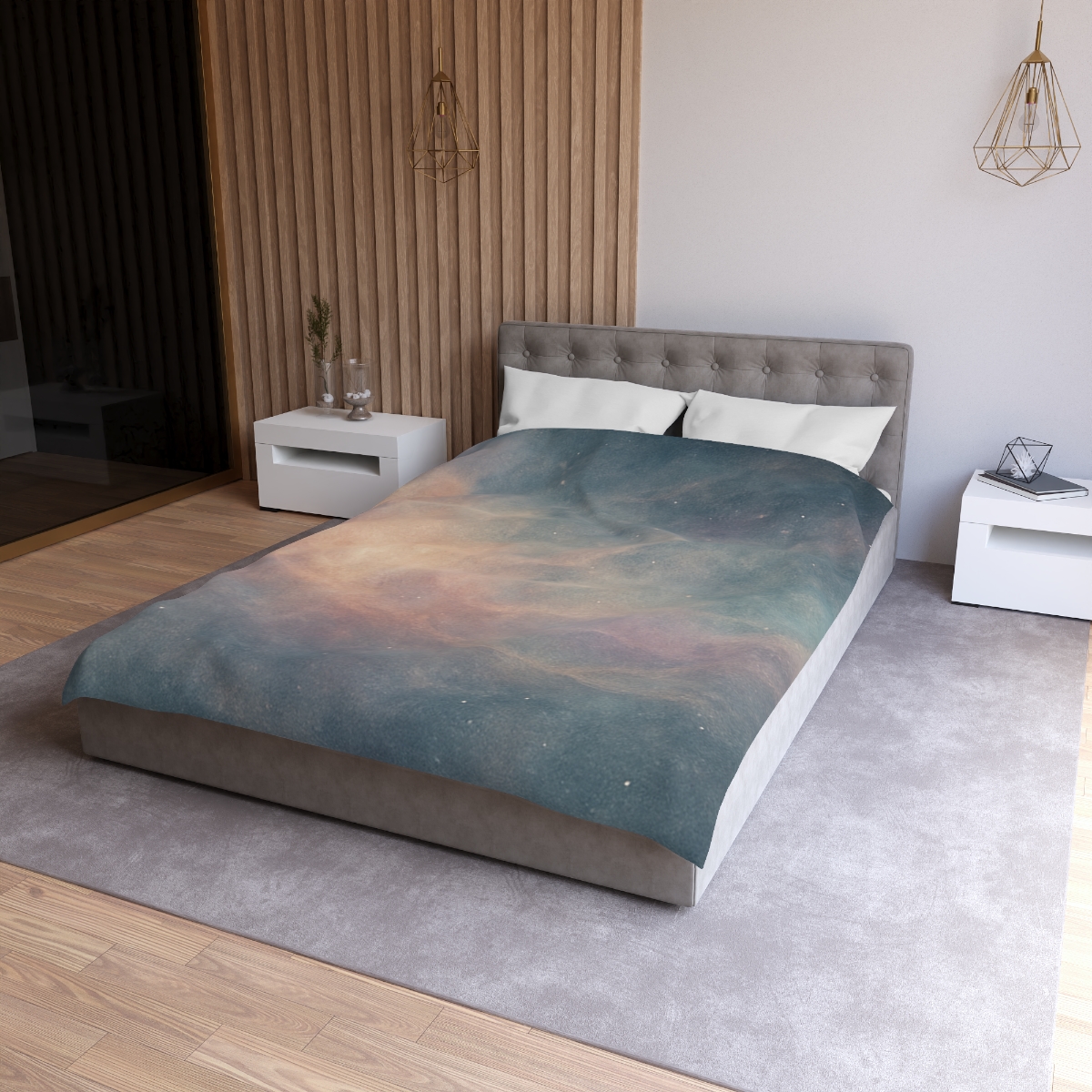 Prismatic Dust Bloom Tapestry soft comforter duvets