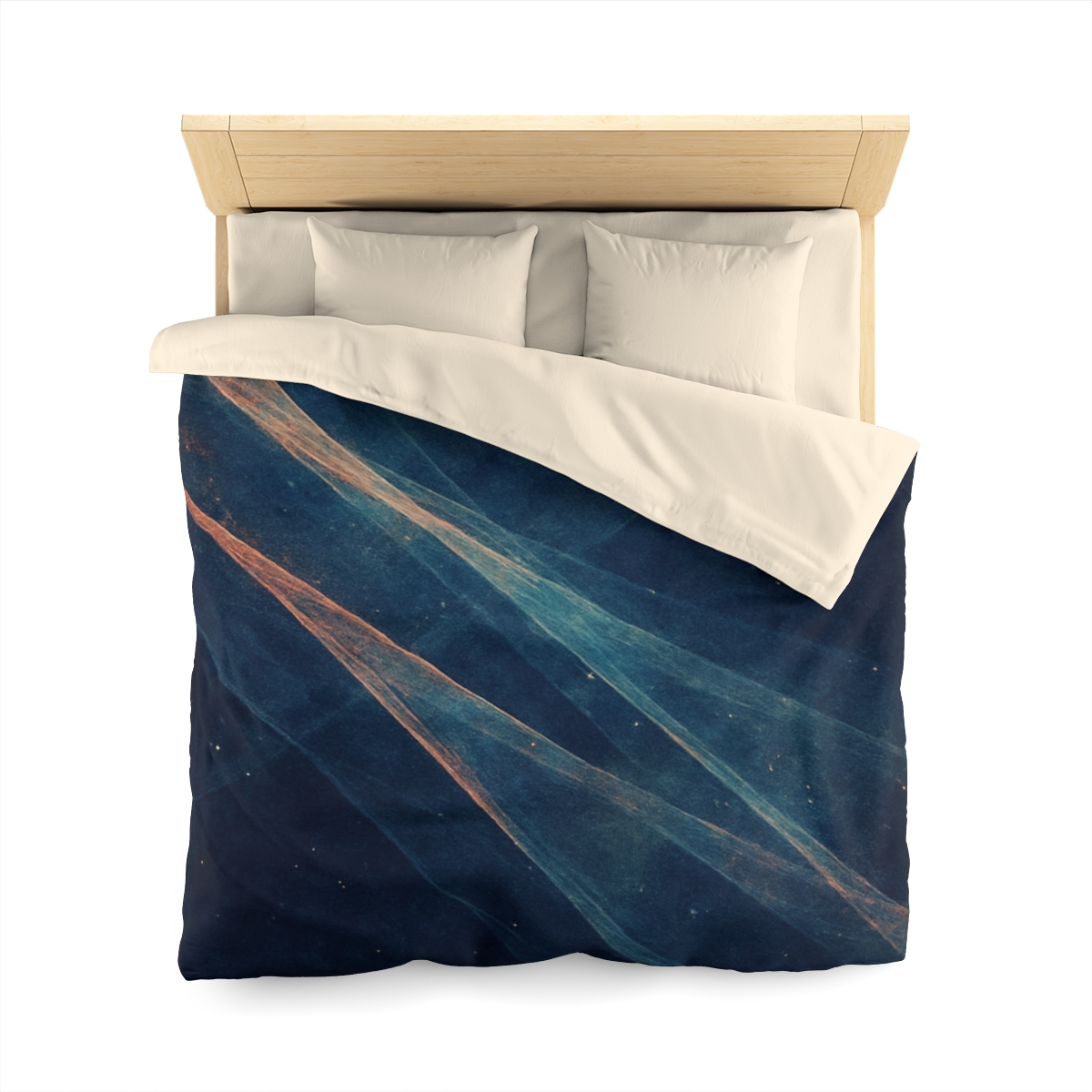 Prismatic Dust Lattice Drift designer printed duvets