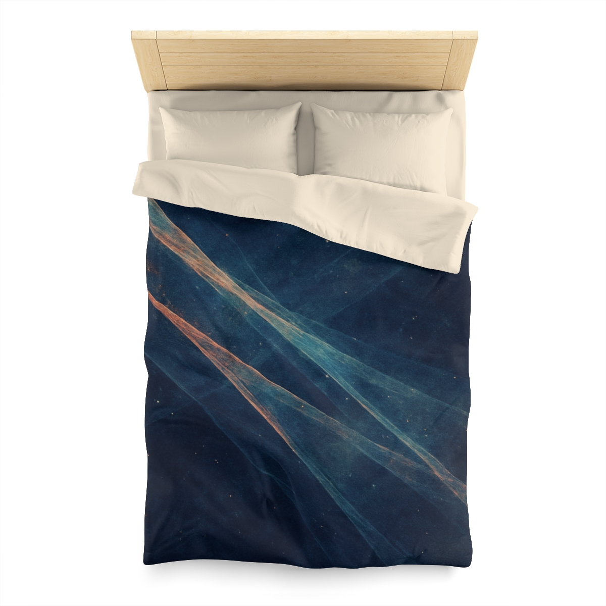 Prismatic Dust Lattice Drift designer printed duvets