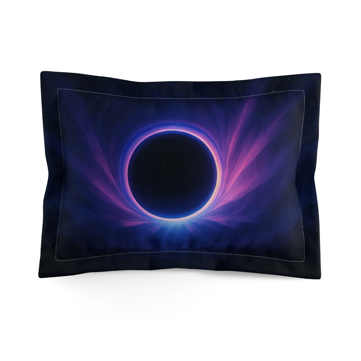 Prismatic Event Horizon Bloom personalized decorative pillows