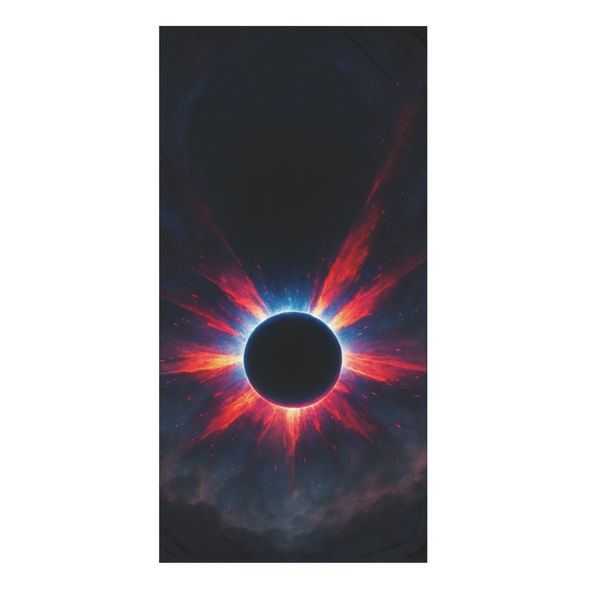 Prismatic Event Horizon Bloom soft cotton towels