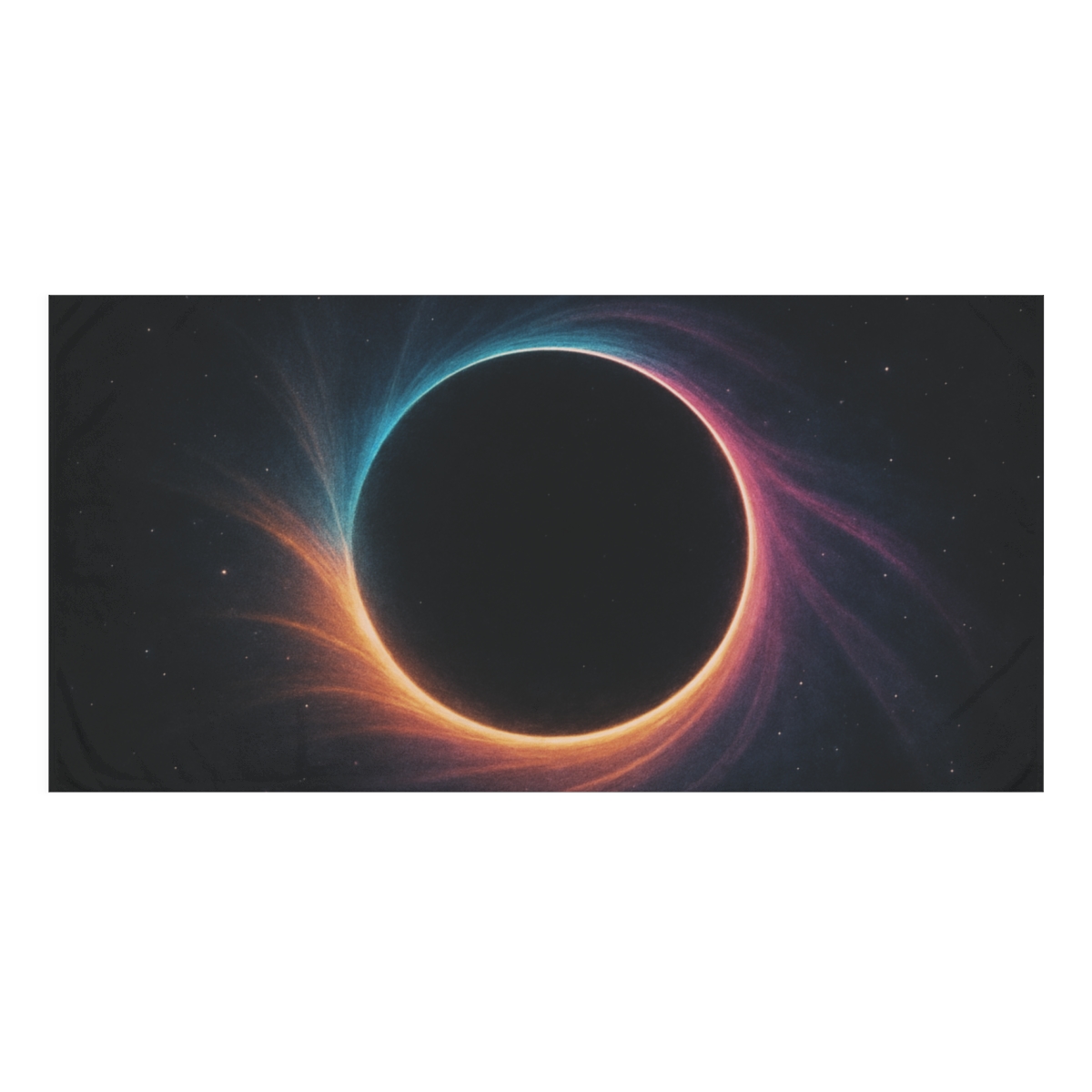 Prismatic Event Horizon Bloom unique gift towels