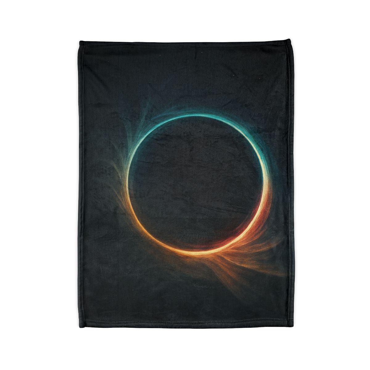 Prismatic Event Horizon Bloom soft fleece blankets