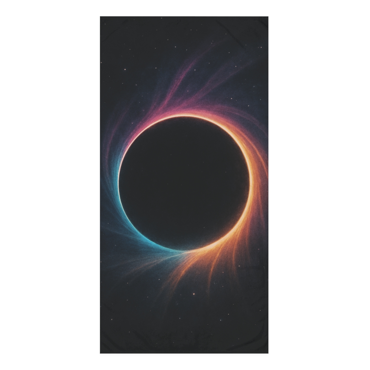 Prismatic Event Horizon Bloom unique gift towels