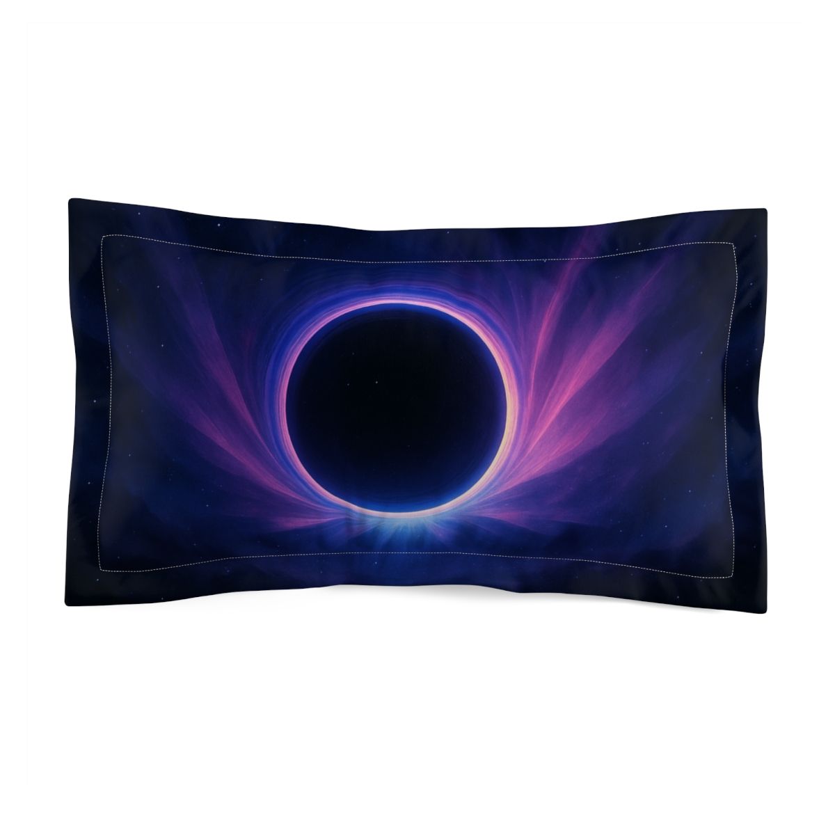 Prismatic Event Horizon Bloom personalized decorative pillows