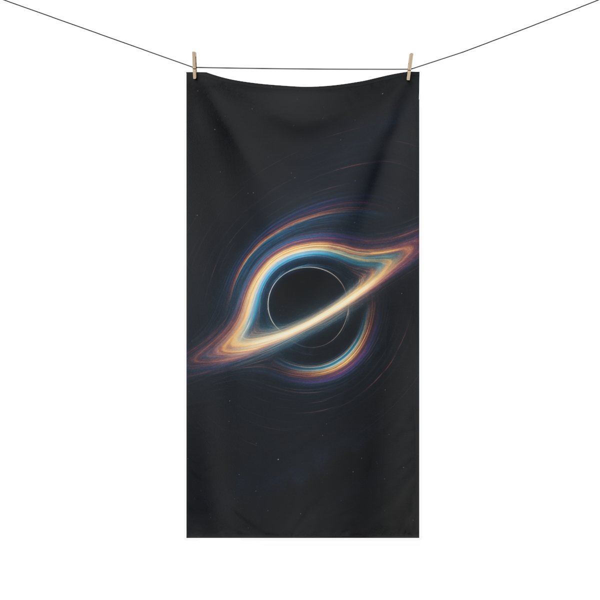 Prismatic Gravity Lens Bloom designer printed towels
